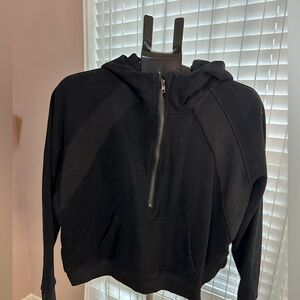 Pink Lily Black Hoodie